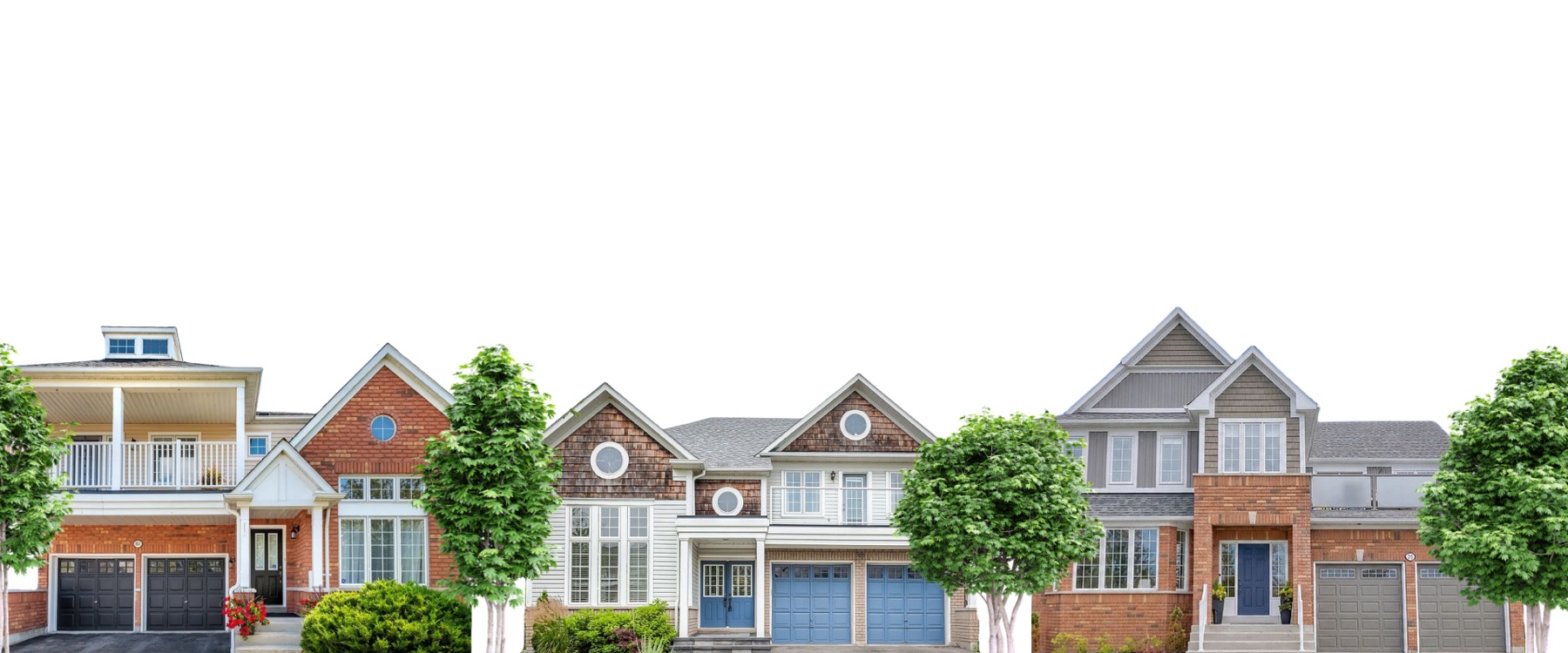 A quiet residential street in South Ajax, in the Lakeside neighbourhood where The Gordon Brothers Team lives and works